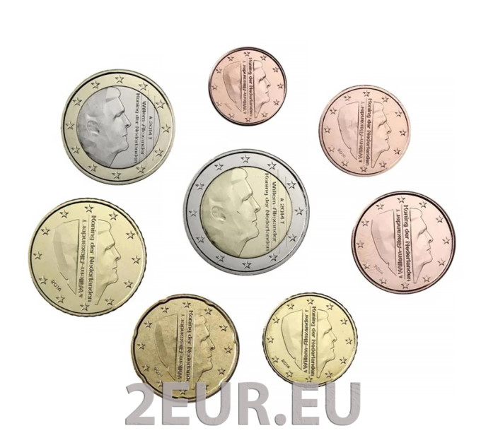 Niederlande Euro-Münzsatz UNC 2015