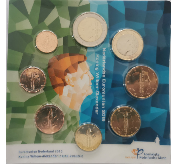 Niederlande Euro-Münzsatz UNC 2015