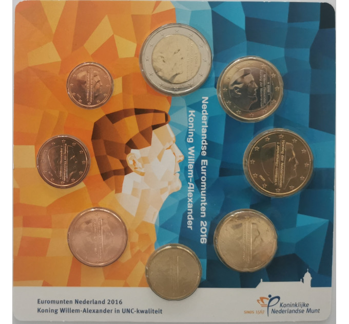 Niederlande Euro-Münzsatz UNC 2016