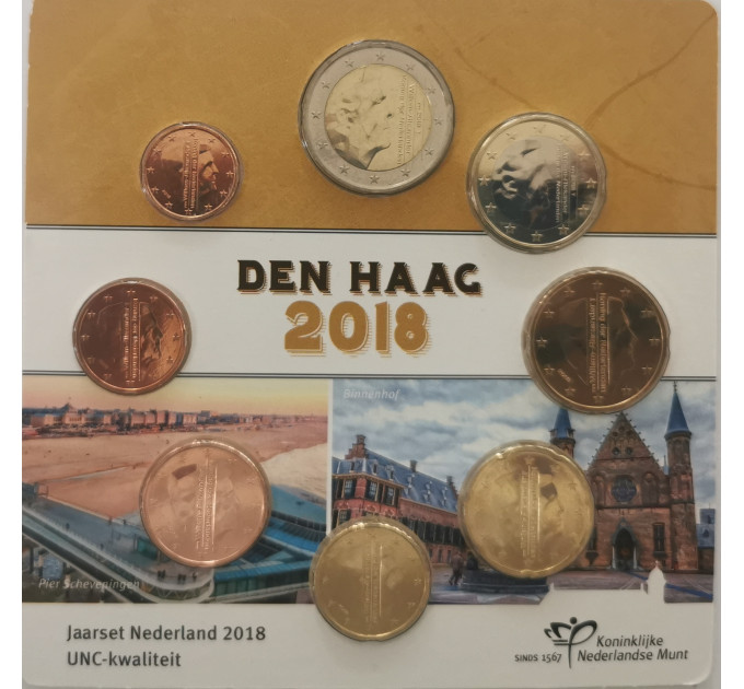 Niederlande Euro-Münzsatz UNC 2018