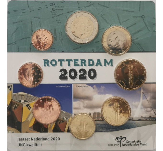Niederlande Euro-Münzsatz UNC 2020