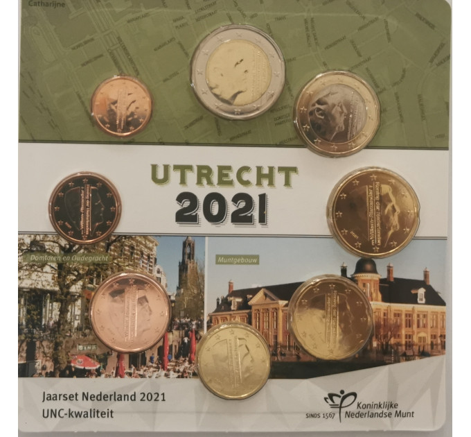 Niederlande Euro-Münzsatz UNC 2021