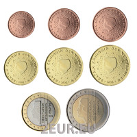 Niederlande Euro-Münzsatz UNC 2002