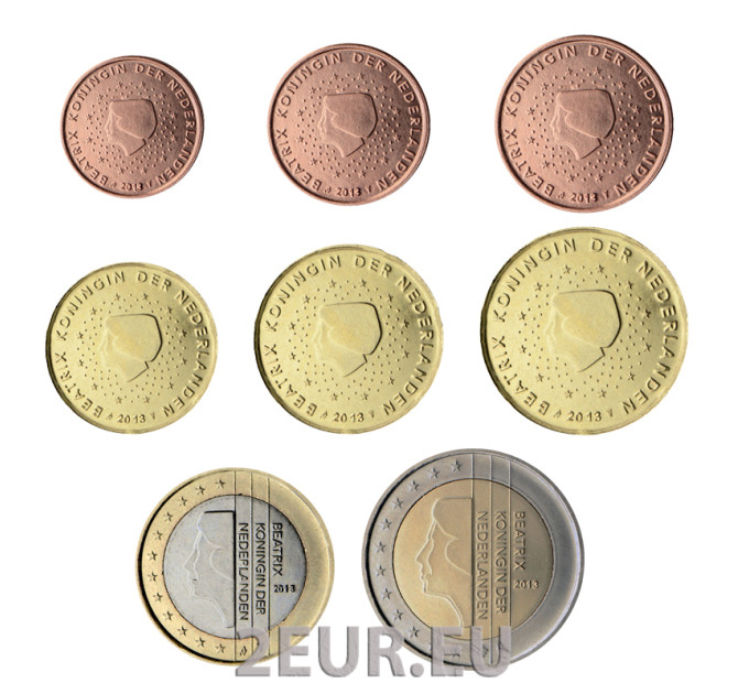 Niederlande Euro-Münzsatz UNC 2013