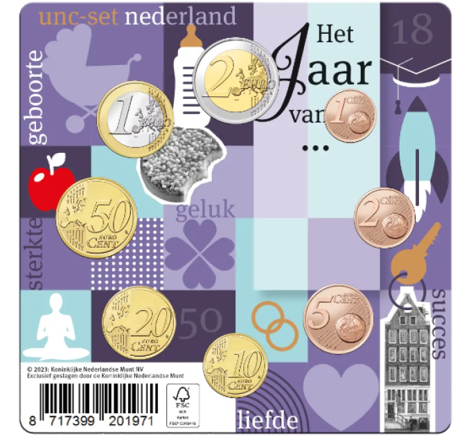 Niederlande Euro-Münzsatz UNC 2024