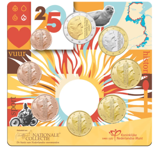 Niederlande Euro-Münzsatz UNC 2025