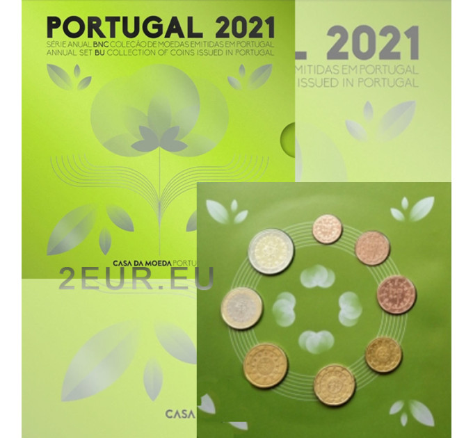 Portugal 2021 - Euro Set BU