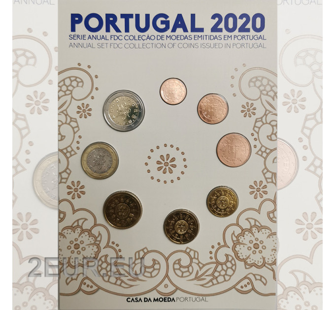 Portugal 2020 - Euro Set FDC