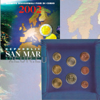 San Marino Euro set BU 2002