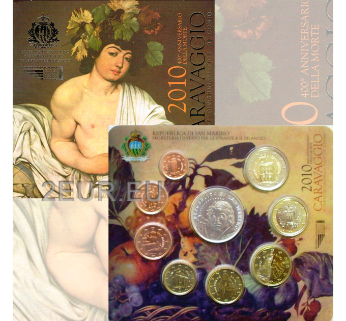 San Marino Euro set BU + 5-Euro-Silbermünze 2010