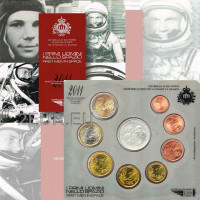 San Marino Euro set BU + 5-Euro-Silbermünze 2011