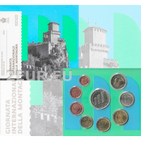 San Marino Euro set BU + 5-Euro-Silbermünze 2022