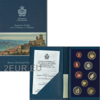 San Marino Euro set proof 2014