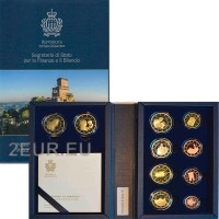 San Marino Euro set proof 2019