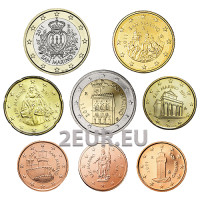 San Marino Euro-Münzsatz UNC 2011
