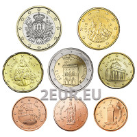 San Marino Euro-Münzsatz UNC 2012