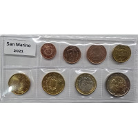 San Marino Euro-Münzsatz UNC 2021