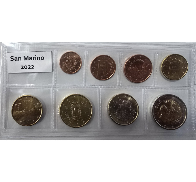 San Marino Euro-Münzsatz UNC 2022