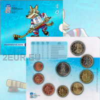 Slowakei Euro-Münzsatz BU 2011 - IIHF-Eishockey-Weltmeisterschaft