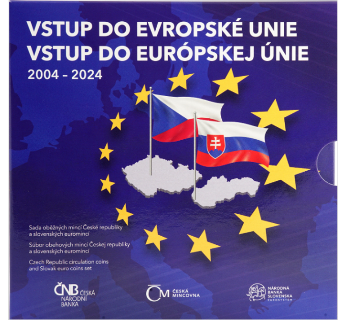Slowakei Euro-Münzsatz BU 2024 - 20 Jahre in der EU