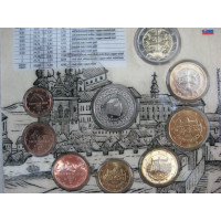 Slowakei Euro-Münzsatz BU 2012 - Historische Regionen der Slowakei - Malokarpatsko, Myjavsko, Zahorie