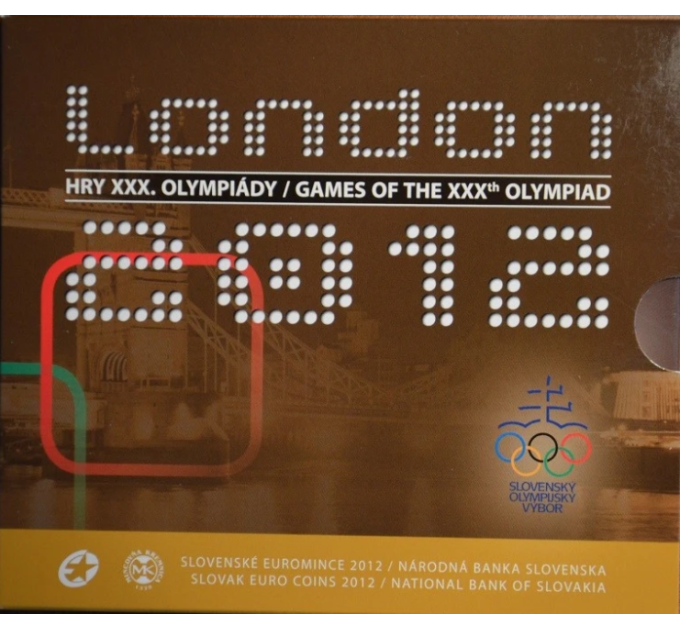 Slowakei Euro-Münzsatz BU 2012 - Olympische Spiele London