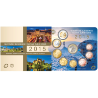 Slowakei Euro-Münzsatz BU 2015 - Slowakische Euromünzen 2015
