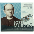 Slowakei Euro-Münzsatz BU 2021 - Welterfindungen slowakischer Erfinder - Jozef Murgas - Pionier der drahtlosen Telekommunikation