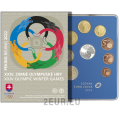 Slowakei Euro set proof 2022 - Olympische Winterspiele – Peking 2022
