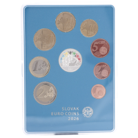 Slowakei Euro set proof 2026 - Olympische Winterspiele, Mailand - Cortina