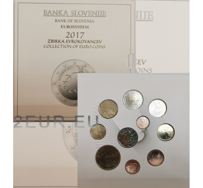 Slowenien Euro set BU 2017 