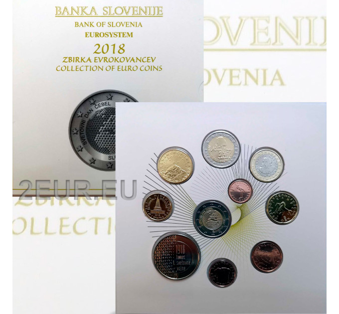 Slowenien Euro set BU 2018