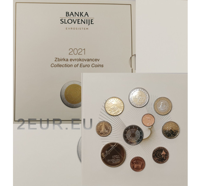 Slowenien Euro set BU 2021