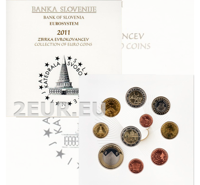 Slowenien Euro set BU 2011