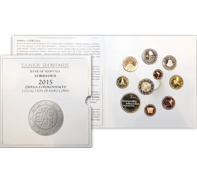 Slowenien Euro set BU 2015