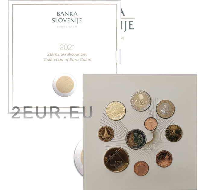 Slowenien Euro set proof 2021 