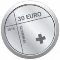 Slowenien 30 Euro Silber Proof 2016 – 150. Jahrestag des Roten Kreuzes in Slowenien