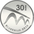 Slowenien 30 Euro Silber Proof 2012 – Kulturhauptstadt Europas – Maribor