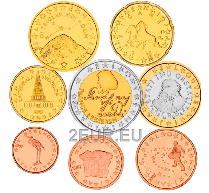 Slowenien Euro set UNC 2008 