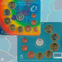 Spanien Euro Set BU 2006 - Christoph Kolumbus