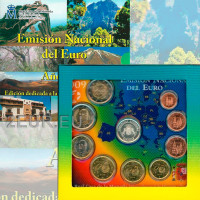 Spanien Euro Set BU 2009 - Kanarische Inseln