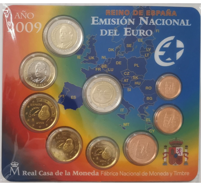 Spanien Euro Set BU 2009
