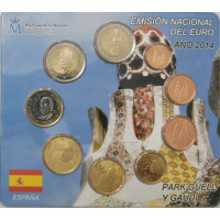 Spanien Euro Set BU 2014