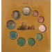 Spanien Euro Set BU 2024 - UNESCO-Weltkulturerbe - Alcazar von Sevilla