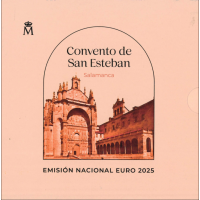 Spanien Euro Set BU 2025 - UNESCO-Weltkulturerbe - Altstadt von Salamanca