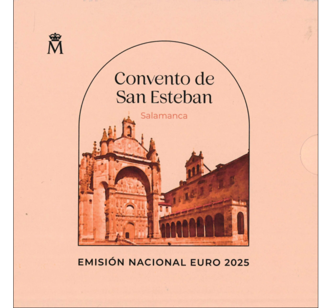 Spanien Euro Set BU 2025 - UNESCO-Weltkulturerbe - Altstadt von Salamanca