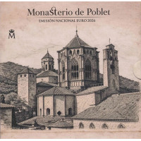 Spanien Euro Set BU 2026 - UNESCO-Weltkulturerbe - Kloster Poblet