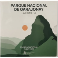 Spanien Euro Set BU 2022 - Garajonay-Nationalpark