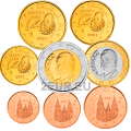 Spanien Euro set UNC 2001