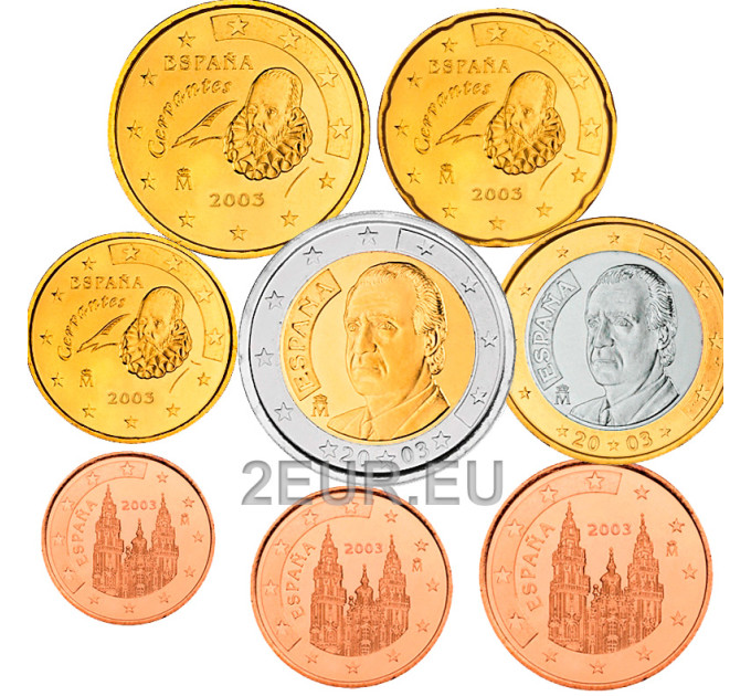 Spanien Euro set UNC 2003